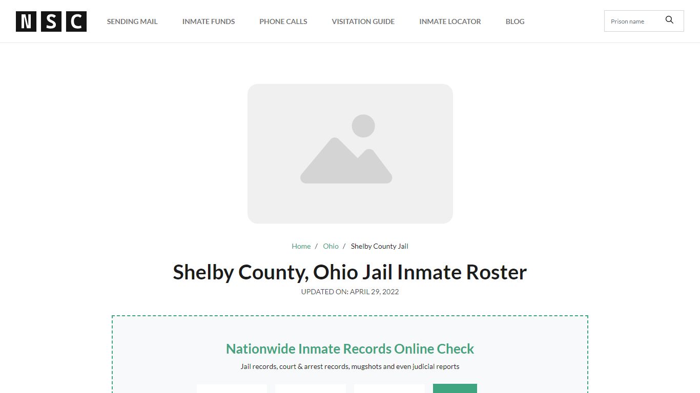 Shelby County, Ohio Jail Inmate List - Nisqually Public Safety